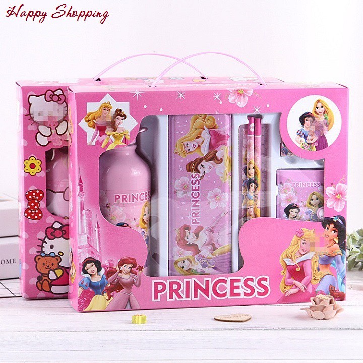 Bộ Dụng Cụ Học Tập 8 Món Nhiều Mẫu Siêu Dễ Thương Cho Bé