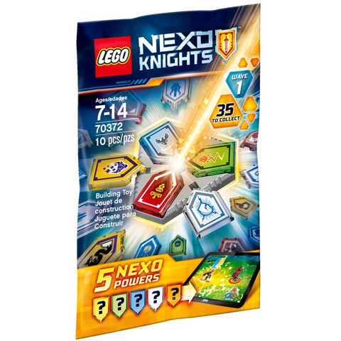 LEGO Nexo Knights 70372 - Combo NEXO Powers Wave 1 polybag - Bộ xếp hình Lego NEXO Powers Wave 1