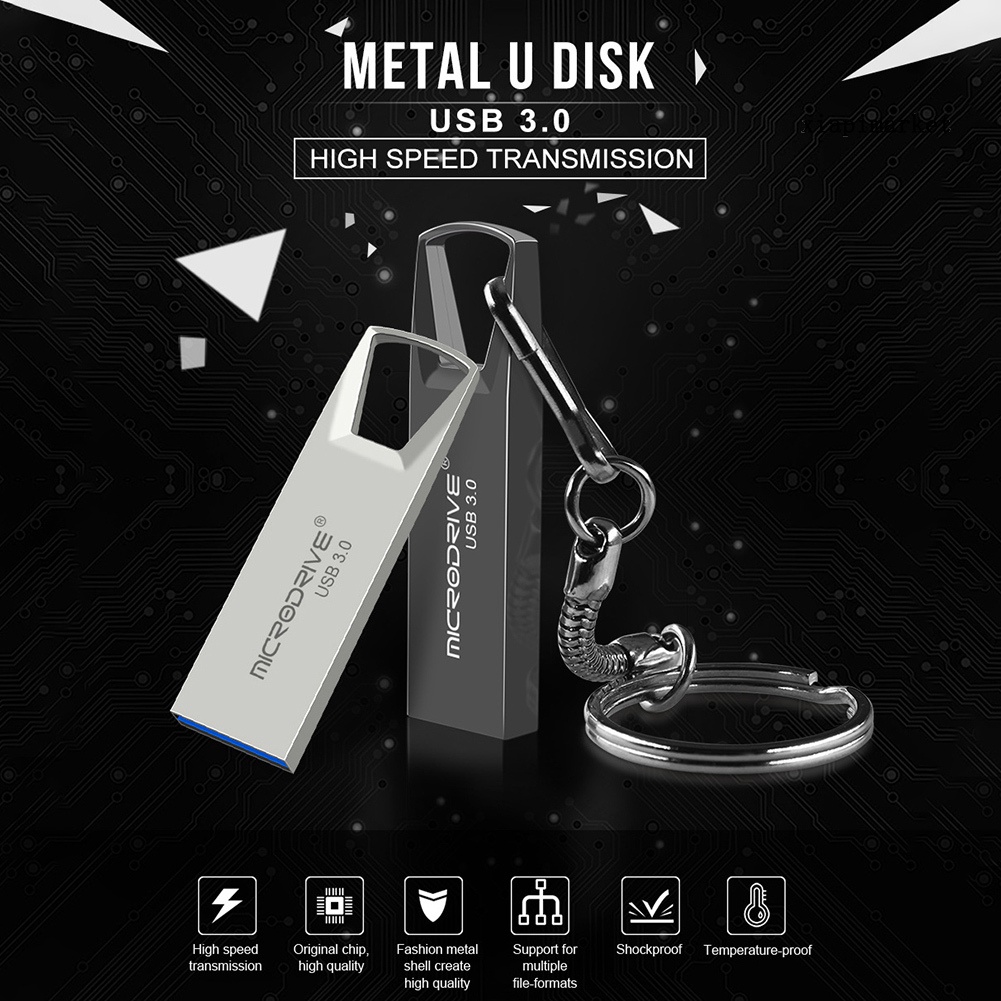 MAT_Portable 1/2TB USB 3.0 Flash Drive U Disk Memory Stick with Key Ring Holder