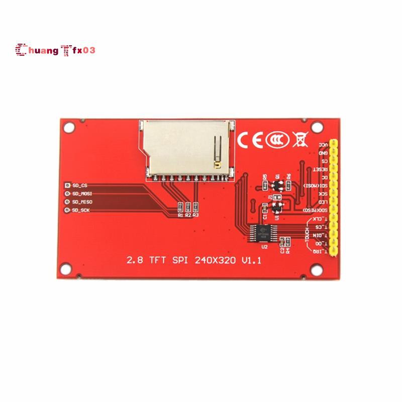 Mạch Hiển Thị Màn Hình Lcd 2.8 Inch 240x320 Spi Spi Tft Ic Ili9341 Cho Mcu