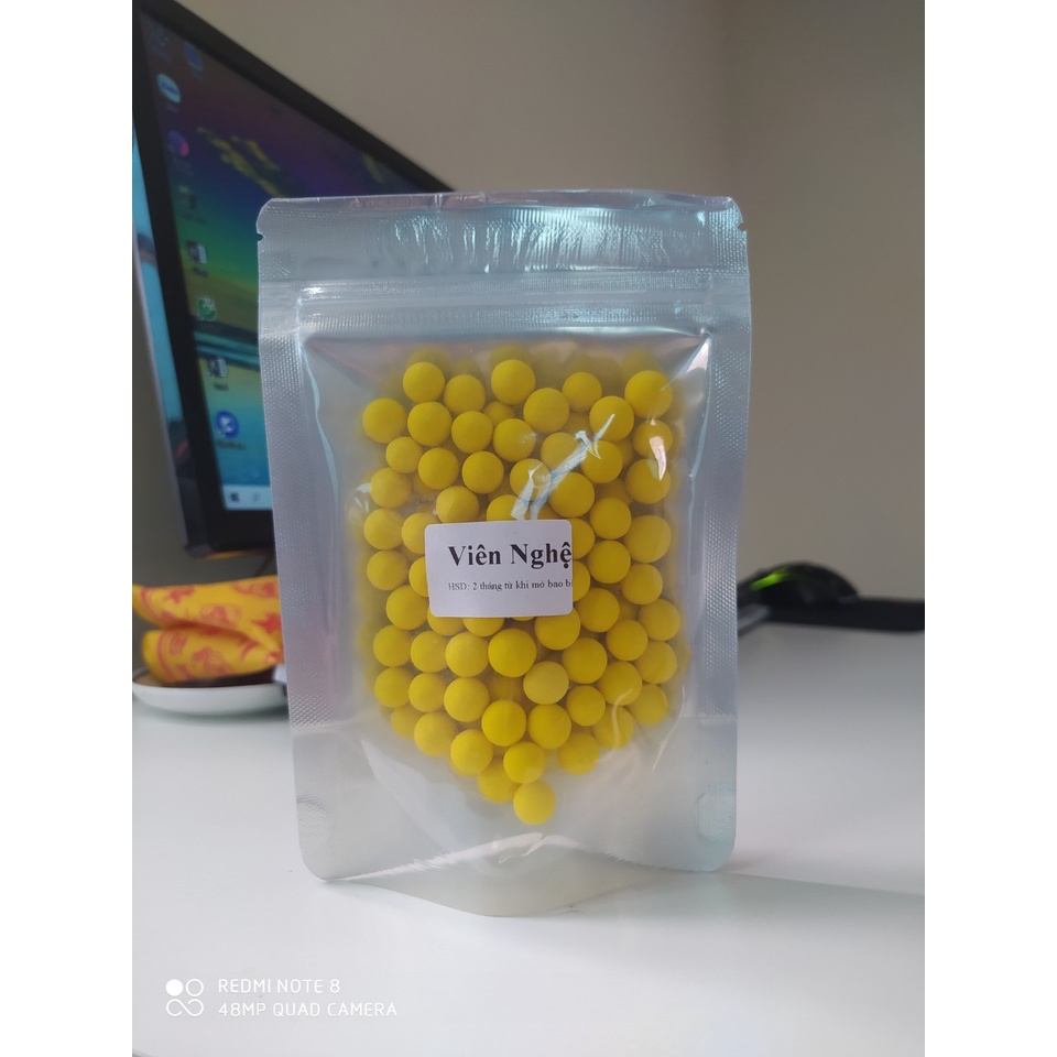 Túi 100gr Viên Nghệ Sữa Ong Chúa, Đẹp Da, Tăng Cân, Giảm Cân, Hỗ Trợ Người Đau Dạ Dày, Có Chứng Nhận An Toàn Thực Phẩm