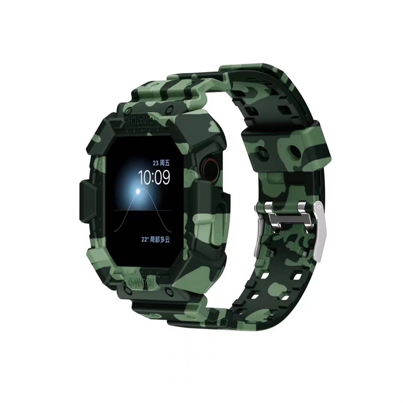 Ốp Dây Đeo Silicon Cho Đồng Hồ Thông Minh Apple Watch Series 8 7 SE 6 2 3 4 5 49mm 45mm 41mm iwatch SE Ultra 5 4 38mm 40mm 42mm 44mm