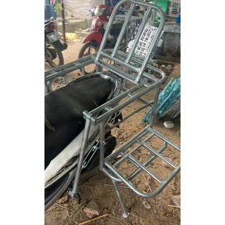 baga 2 cánh loại đặc biệt sắt dày dặn thêm chân chống phụ Ống phi 27 dày 1li kích thước :rộng 55x70