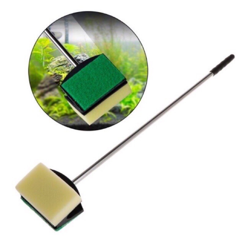 Cọ bể cá, vệ sinh hồ cá loại dài 70cm 45cm