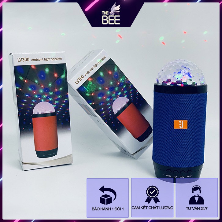 🌈 Loa Bluetooth Mini LV Mới nhất 🌈 Loa Bluetooth có đèn LED xoay Bass mạnh âm thanh đỉnh