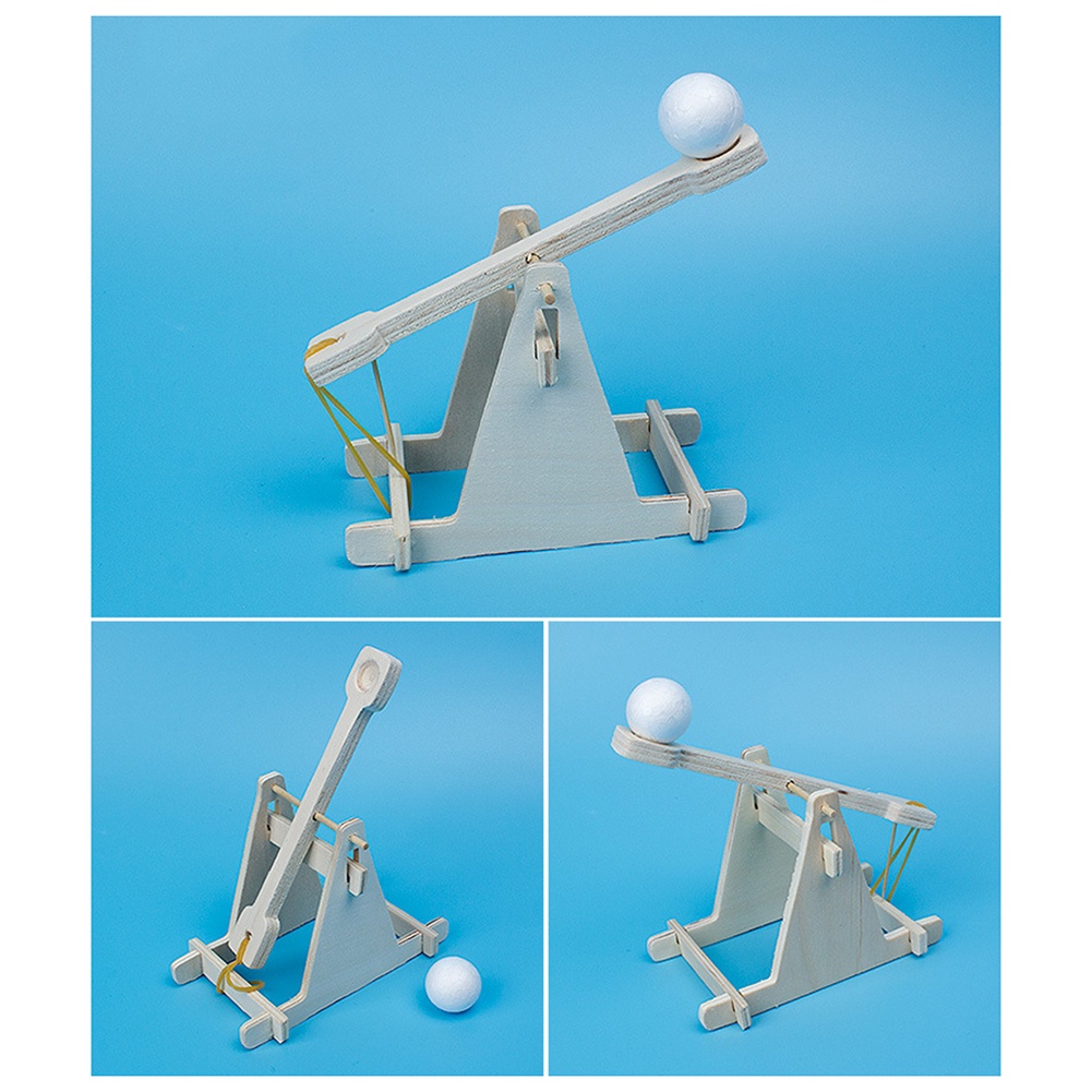 Mô hình đồ chơi máy bắn đá tiện lợi DIY