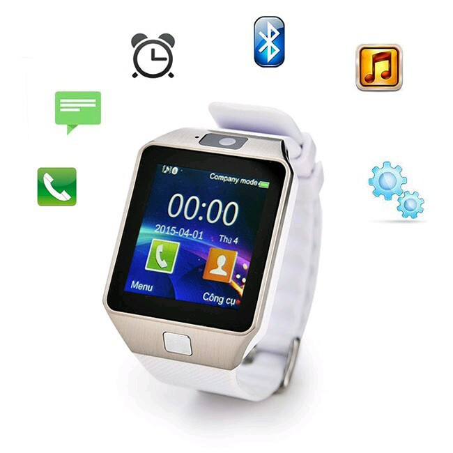 đồng hồ thông minh inwatch C lắp được Sim thẻ nhớ trắng