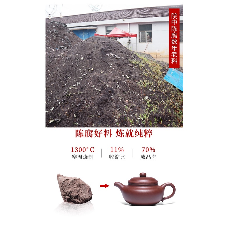 Ấm Tử Sa Nghi Hưng Phỏng Cổ 200-300 ml (Tử Nê, Lọc tổ ong)