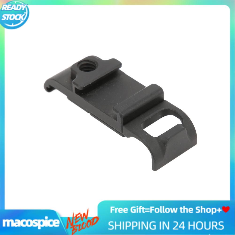 Vỏ bảo vệ pin Macospice có lỗ vít 1/4 inch cho GoPro 9 màu đen