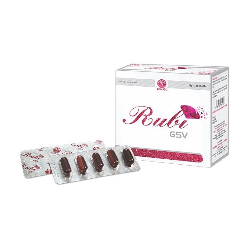 (CHÍNH HÃNG) Viên Uống Rubi Gsv Bổ Sung Vitamin Và Dưỡng Chất Cho Da | BigBuy360 - bigbuy360.vn