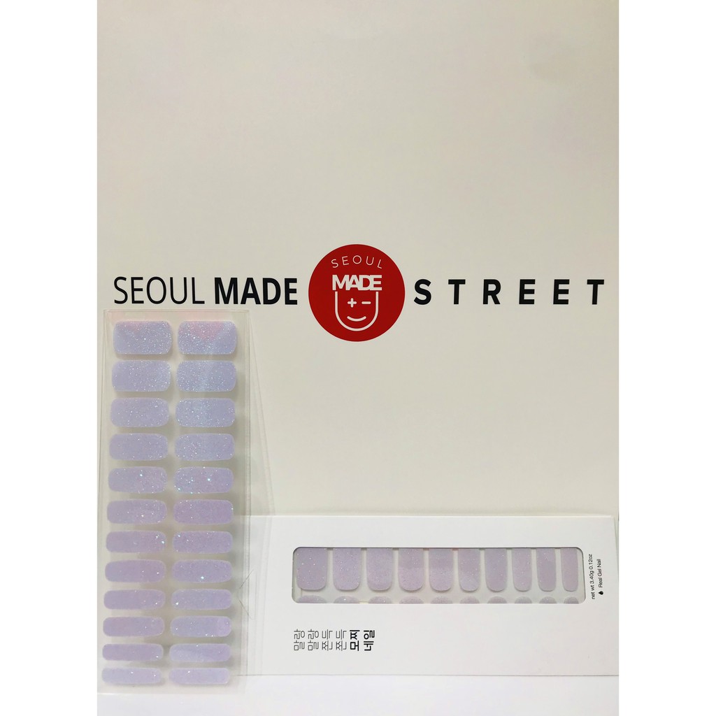 Móng gel dán tay Hernine kết cấu hạt thủy tinh không độc, có thể dùng tới hơn 1 tuần