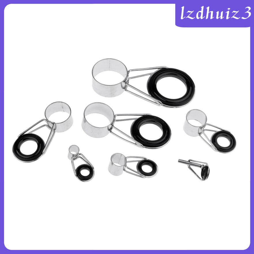 Set 7 Vòng Inox Dẫn Hướng Dẫn Cần Câu Cá Gemgem Loey