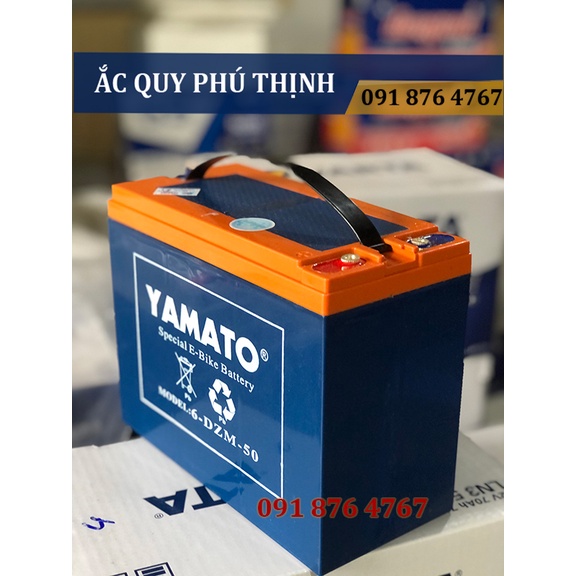 Ắc quy viễn thông Yamato 12V-50AH 6-DZM-50