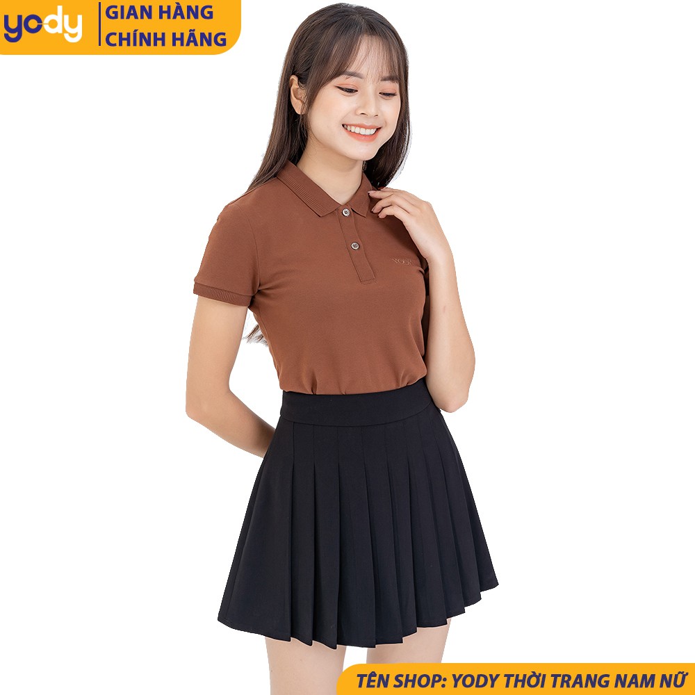 Áo polo nữ Bique YODY áo thun nữ có cổ chất vải mềm, thoáng khí dễ mix đồ APN3396 | BigBuy360 - bigbuy360.vn