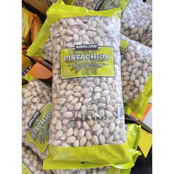 Date 04/2024 Hạt dẻ cười nguyên vỏ Pistachio Kirkland của Mỹ 1,36kg