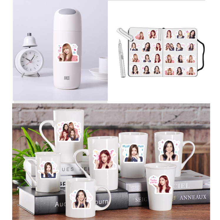 Set 40 Nhãn Dán Hình Nhóm Nhạc Blackpink