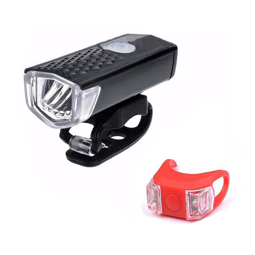 Đèn LED CREE MOSOWORLD 300LM gắn trước chống thấm nước kèm sạc USB cho xe đạp