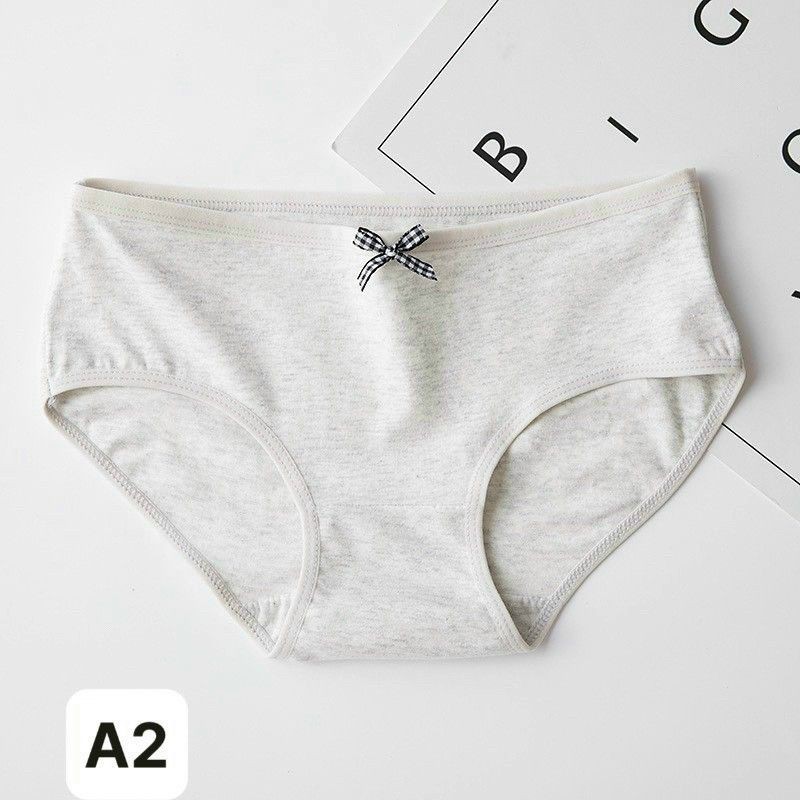 [Mã 12FASHIONSALE1 giảm 10K đơn 50K] Quần Lót Cotton Nữ Phối Nơ Kháng Khuẩn Chất Mềm Mịn Thoáng Mát | BigBuy360 - bigbuy360.vn