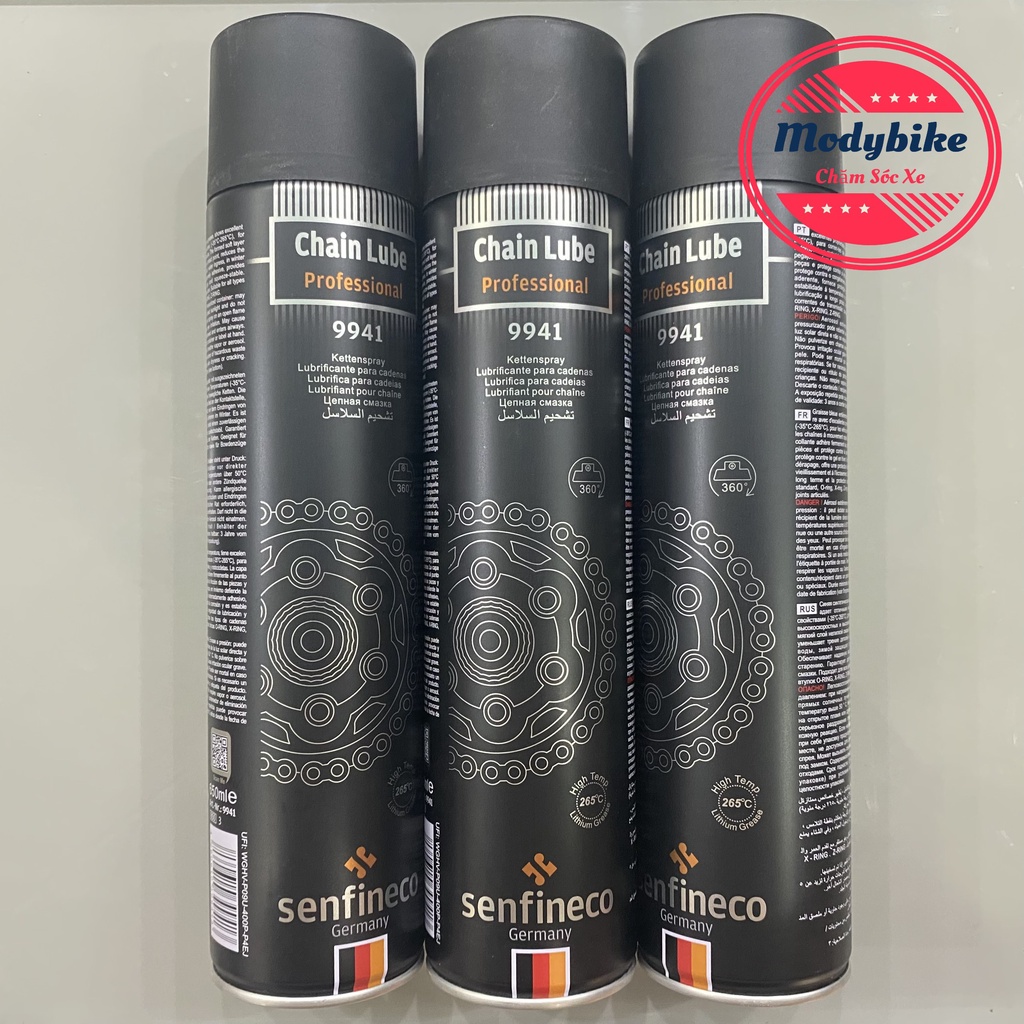Xịt Dưỡng Sên - Senfineco Chain Lub Extreme Dạng Mỡ Bò Xanh