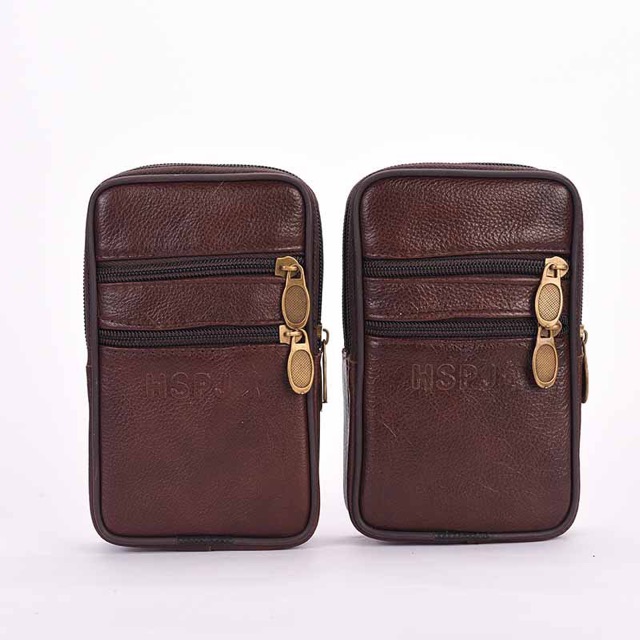 Túi đeo hông đựng điện thoại da thật T20