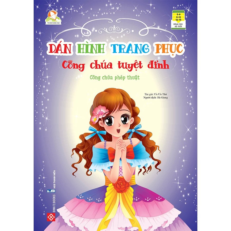 SÁCH - Dán hình trang phục công chúa tuyệt đỉnh - Công chúa phép thuật