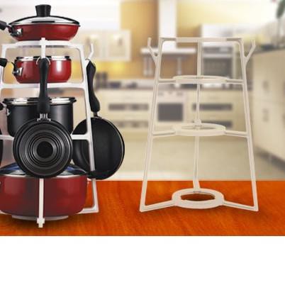 Giá Đỡ Chảo Chiên 4 Tầng Tiện Dụng | BigBuy360 - bigbuy360.vn