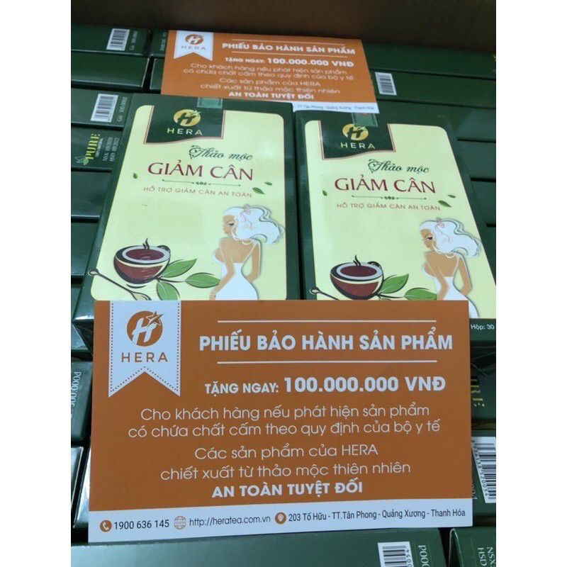 [QC Shop] Thảo Mộc Giảm Cân Hera Plus Chính Hãng ❤️FREESHIP❤️  Sản phẩm không phải là thuốc