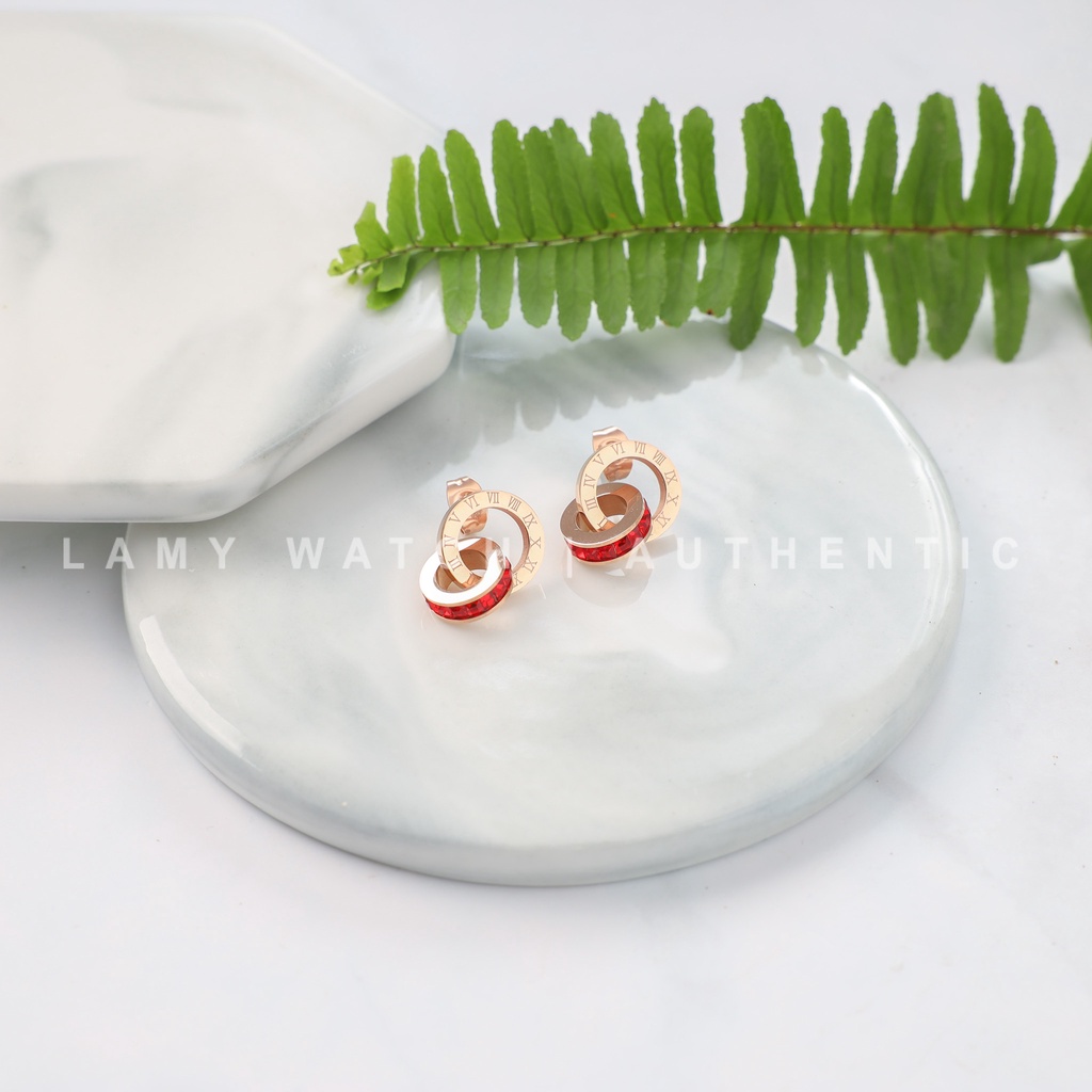 Khuyên tai CDE Sweet Love Earrings Red CDE0505RED