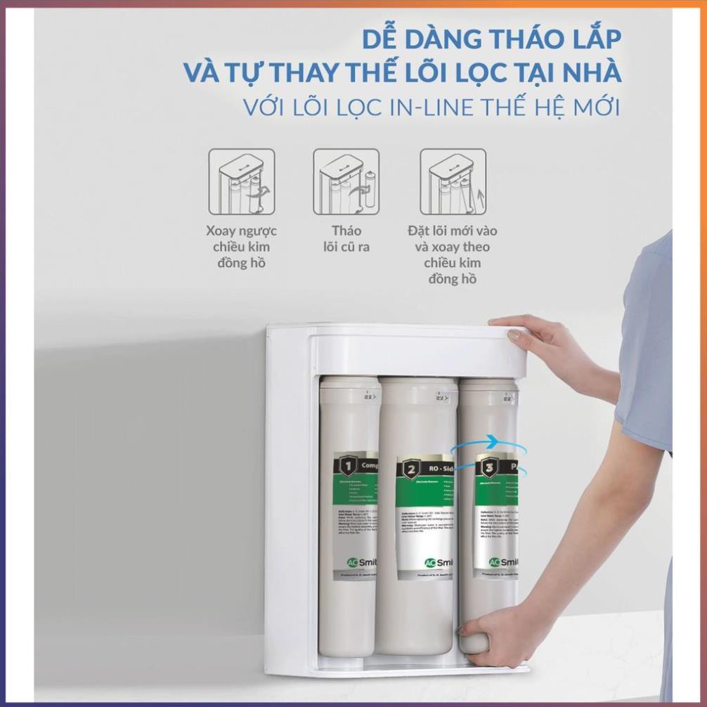 Máy Lọc Nước A. O. Smith S600 - Nhập Khẩu Nguyên Chiéc - Bảo Hành 12 Tháng