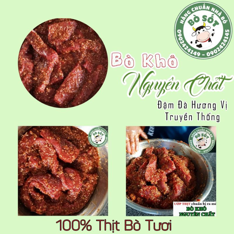 Khô bò xé sợi nguyên chất ngon, đồ ăn vặt và quà biếu cao cấp hộp 50gram | BigBuy360 - bigbuy360.vn