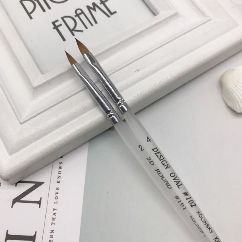 Cọ đắp hoa cán trong hàng loại 1 dành cho Nail