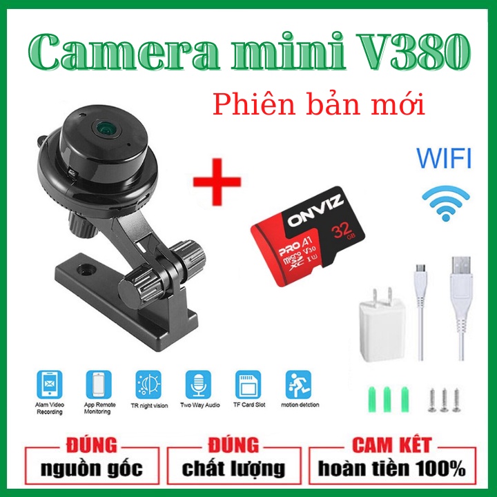 [Mã 153ELSALE2 giảm 7% đơn 300K] [GIAO NGAY ] Camera giám sát V380 Pro treo tường siêu nét cao cấp -Phiên bản mới nhất