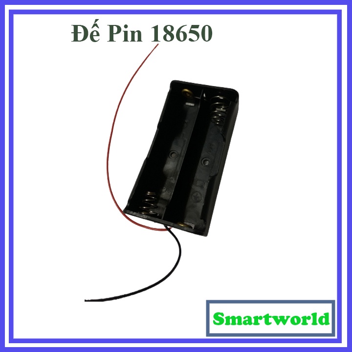 Đế Sạc Pin 18650 có dây điện - Loại đế có lò xo