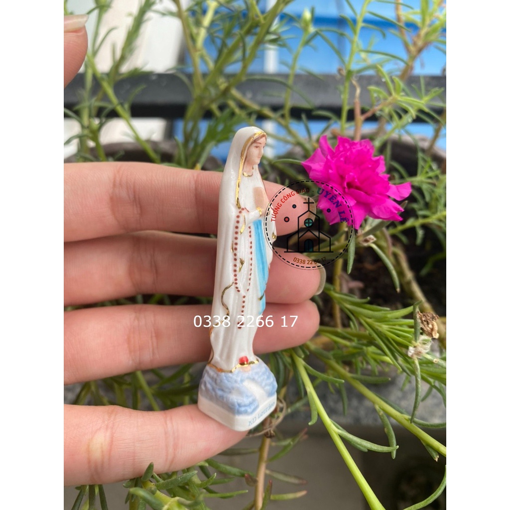 Tượng công giáo Mẹ lộ đức 7cm