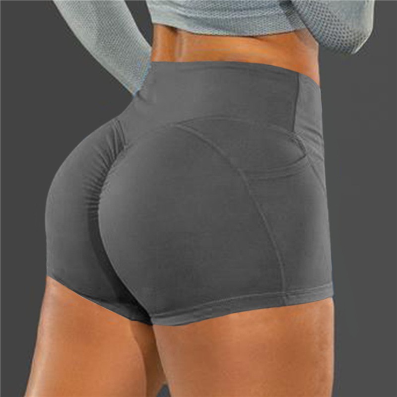 Quần Short Legging Thể Thao Lưng Cao Thời Trang Cho Nữ
