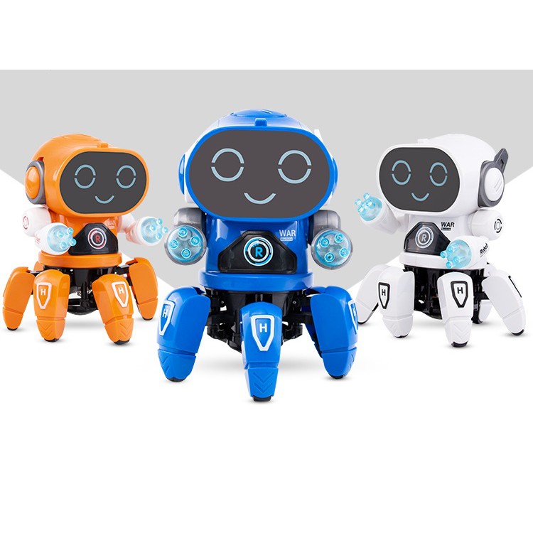 Robot 6 chân đồ chơi thông minh cho bé, tặng kèm pin [SIÊU HOT]