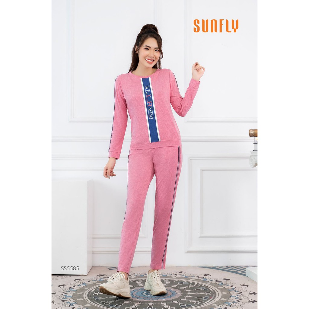 SS5585 BỘ THỂ THAO COTTON ÁO DÀI QUẦN DÀI | BigBuy360 - bigbuy360.vn