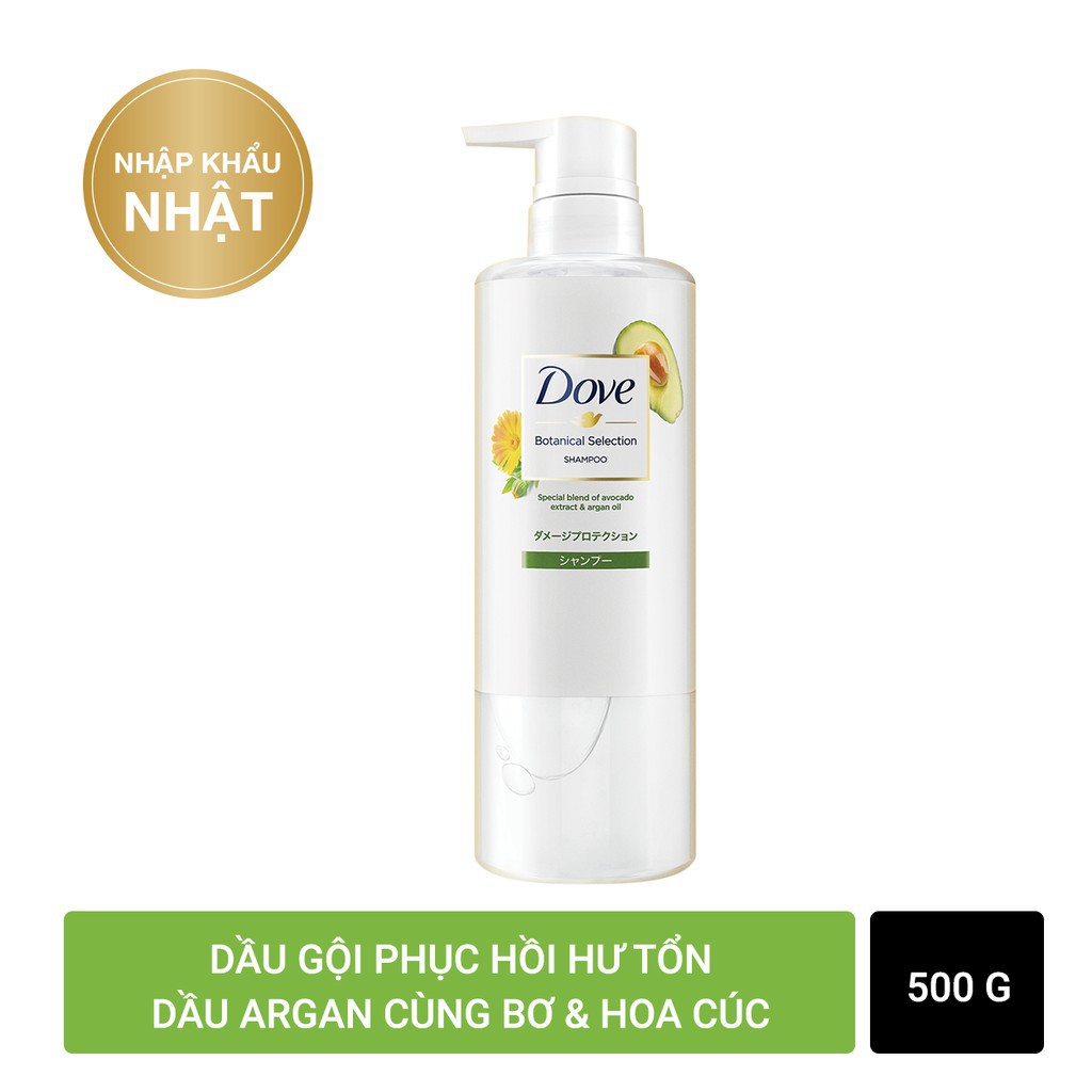 Dầu Gội Dove Botanical Selection Shampoo 500g