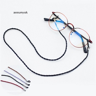 aosunyuk Fashion Colorful Leather Glasses Eyeglass Cord Holder Necklace thumbnail