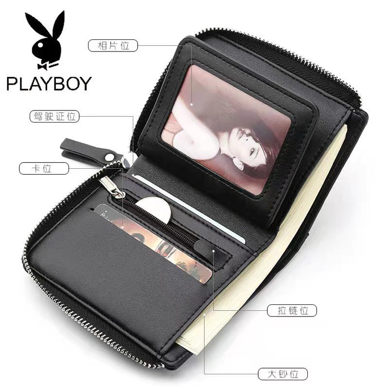 Ví Da Ngắn Có 9 Ngăn Đựng Thẻ Ngân Hàng/Tiền Xu Phong Cách Hàn Quốc Cho Nam Nữ