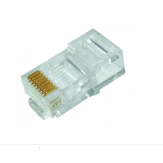 Đầu bấm mạng RJ45 DINTEK UTP Cat.5e (100 đầu/bịch)