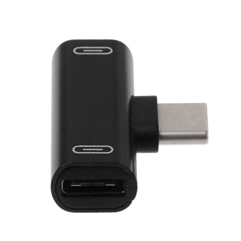 ❀CRE Dual Type C USB-C Earphone Headphone Audio Charging Charger Adapter Splitter Convertor