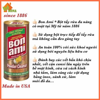 Bột Tẩy Rửa Đa Năng Bonami. Sạch Mọi Vết Bẩn. Sạch Mọi Bề Mặt. Đền 1 Triệu Nếu Không Sạch. Nhập Khẩu Mỹ. Không Hóa Chất