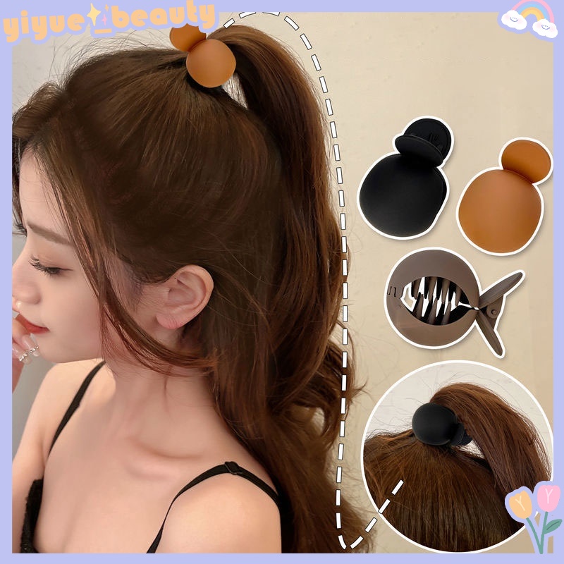 Kẹp Tóc Đuôi Ngựa Dáng Tròn Chống Chảy Xệ Chất Lượng Cao