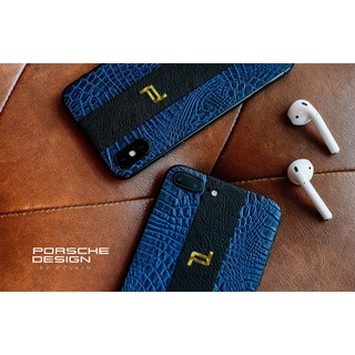 Miếng dán da bò Porsche Design xanh