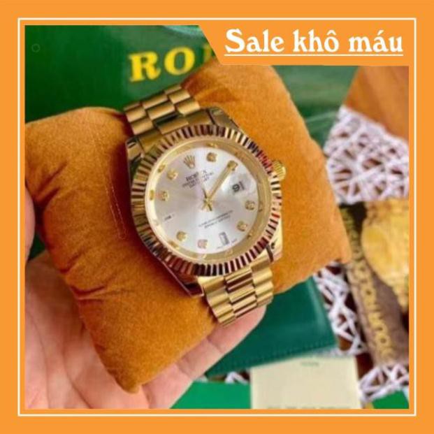 [Free Sip]  [Siêu Phẩm]  Đồng hồ nam rolex dây đặc thép không rỉ không bay màu - Rolex_collections