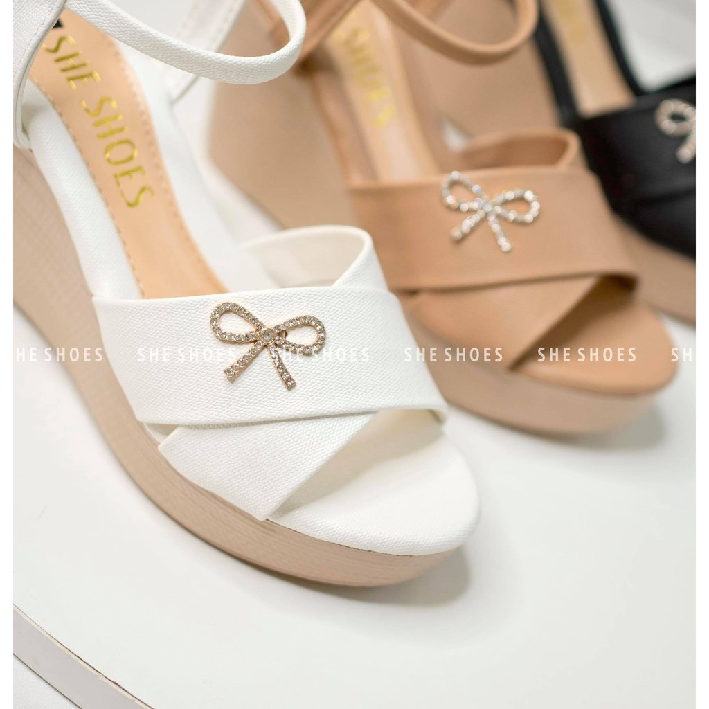 Giày sandal đế xuồng ♥️Freeship♥️ sandal nữ 9p siêu nhẹ, độc quyền bởi SHE SHOES