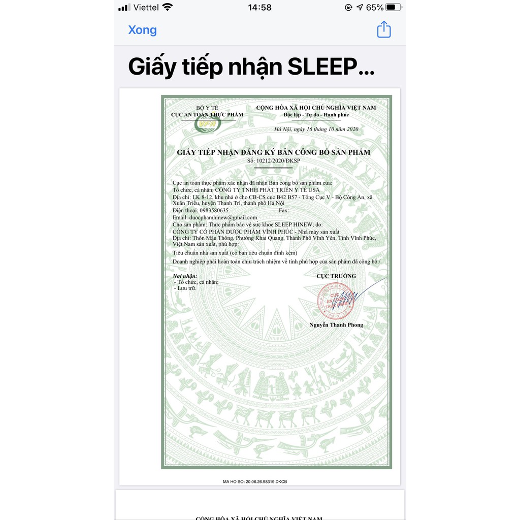 SLEEP HINEW - hỗ trợ giấc ngủ, giúp ngủ ngon và sâu giấc HỘP 30 VIÊN