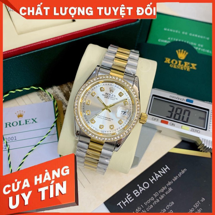 Đồng hồ nam nữ Rol cao cấp - Full box bảo hành 12th - chống nước