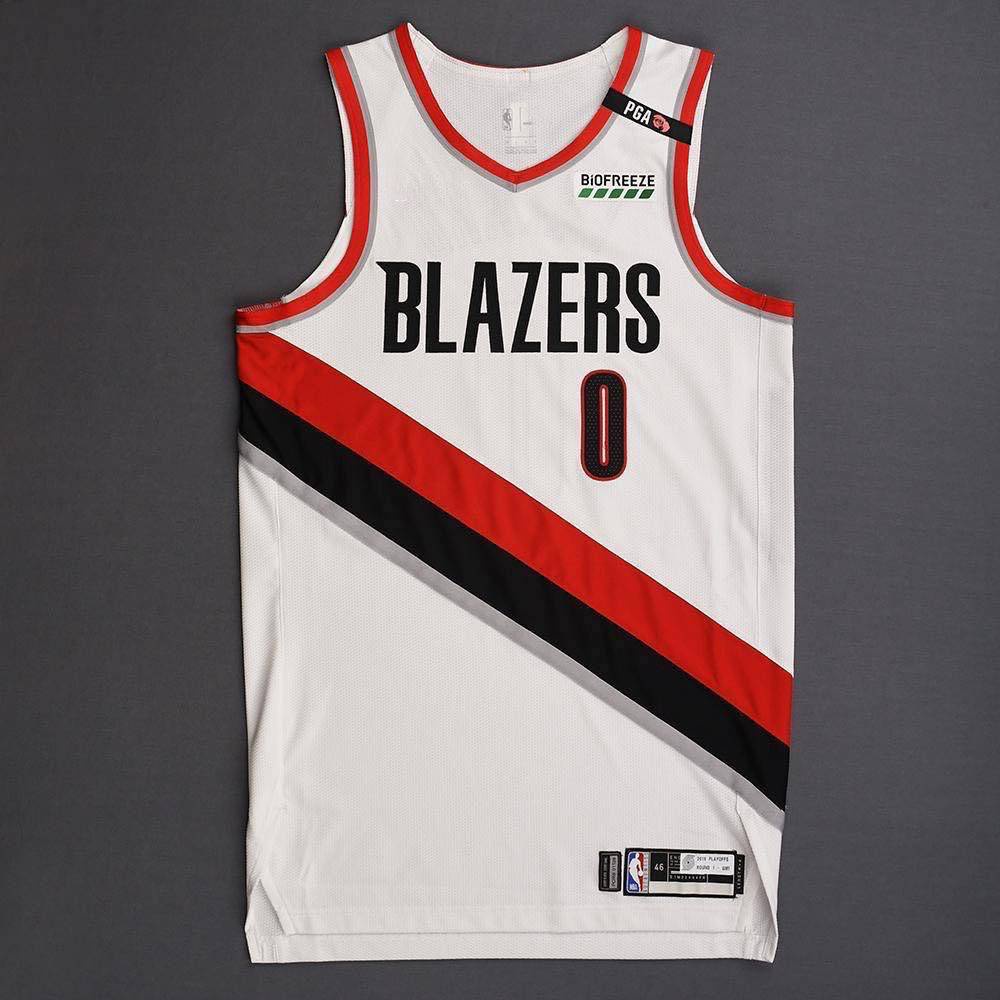 Áo Ba Lỗ Thể Thao NBA Jersey Portland Trail Blazers Damian Lillard Cổ Điển Dành Cho Nam Và Nữ Bán Sỉ